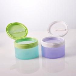 PP Flip Cap Jars with Tweezer/Spatula